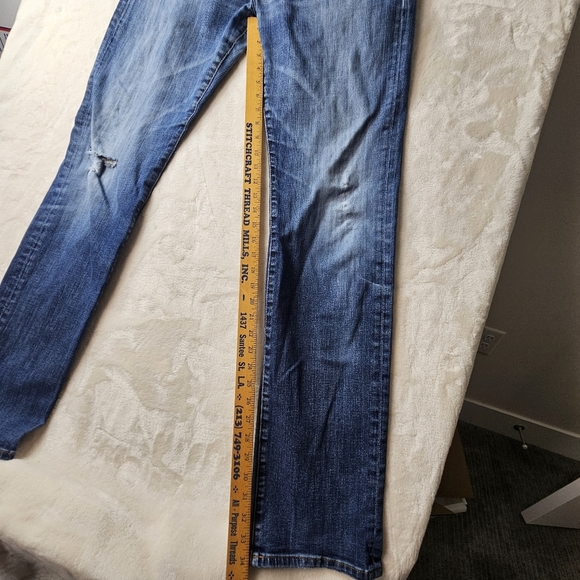 Adriano Goldschmied AG Denim Men’s Jeans 36x36 made in Mexico straight leg - Picture 4 of 15